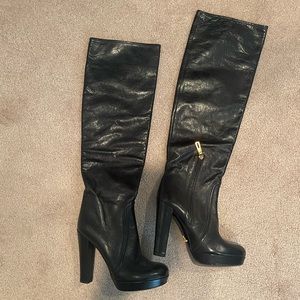 NEW prada knee high boots